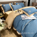 100% ägyptische Baumwoll -Luxus -Bettlaken Bettwäsche -Set